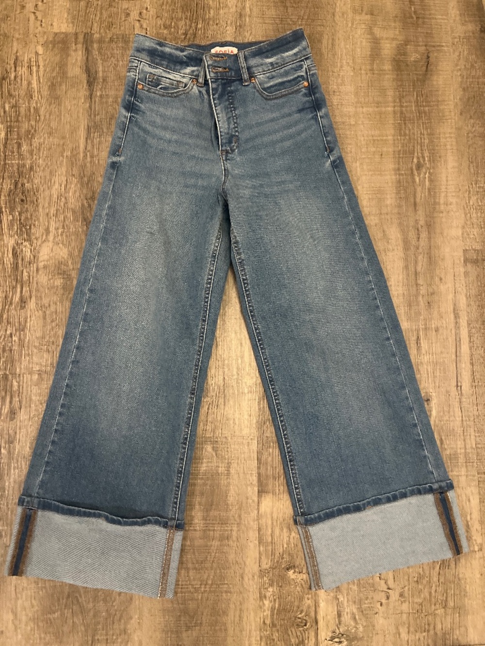 SOFIA by Sofia Vergara wide leg jeans